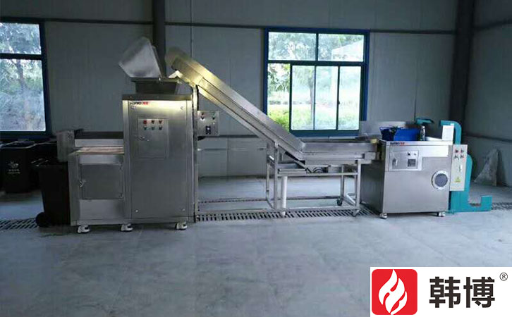 南京浦口區(qū)引進韓博500kg有機垃圾處理設備